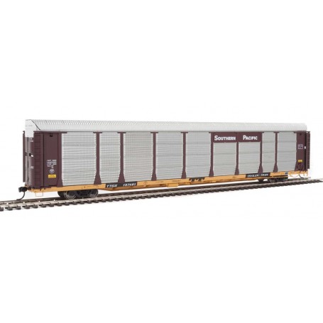 Walthers PROTO (HO) 89' Thrall Bi-Level Auto Carrier - Southern Pacific™ Rack, TTGX Flatcar