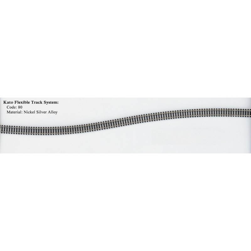 thumbnail image 2 of Kato N Scale Unitrack Flexible Flex Track - 31 13/16" (808mm), 10 Pieces, 21-000, Made In Japan 2 of 4