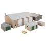 Walthers Cornerstone 4122 (HO) Vehicle Maintenance Facility -- Kit - Set of five buildings