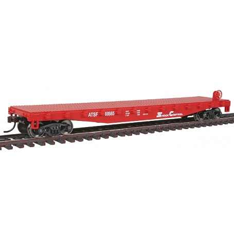 WALTHERS TrainLine 1605 (HO) Flatcar - Atchison, Topeka & Santa Fe