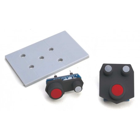 Walthers Layout Control System 122 (A) Dual-Color LED Fascia Crossover Controller - Yellow - Green