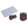 Walthers Layout Control System 122 (A) Dual-Color LED Fascia Crossover Controller - Yellow - Green