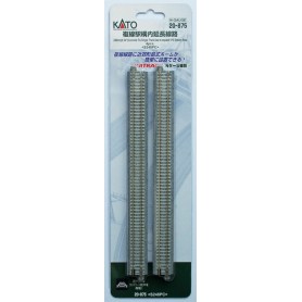 KATO 20-875 (N) Unitrack Concrete-Tie Single-Track Section -- Expands V15 Set (9-3/4" / 24.8cm)