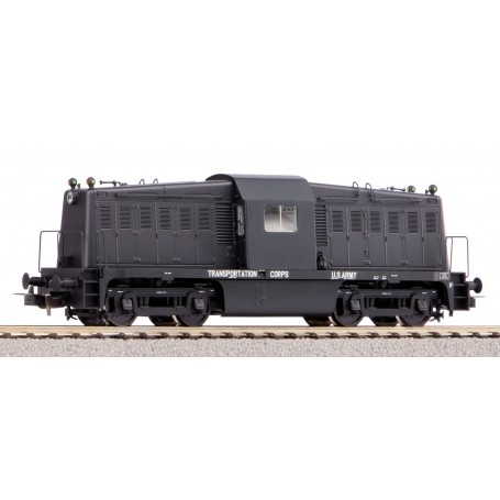 PIKO 52466 (HO) BR 65-DE-19-A Diesel Locomotive USATC, Era II -- DCC/sound
