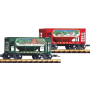 Piko 38915 (G) North Pole Express Ore Car, 2-Pack