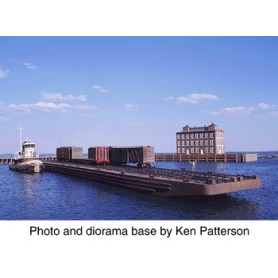 Walthers Cornerstone 3152 (HO) Railroad Car Float -- Brick Straight Sections