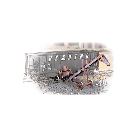 Walthers Cornerstone 3520 (HO) Old-Time Coal Conveyor 3-Pack -- Kit