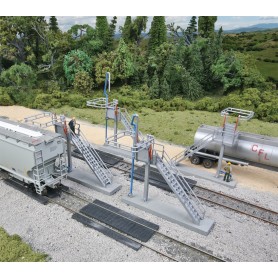 Walthers Cornerstone 4037 (HO) Modern Loading Racks pkg(4) -- Kit
