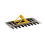 WalthersTrack 83108 (HO) Assembled Track Bumper pkg(4) -- Yellow