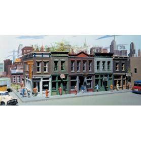 Walthers Cornerstone 3028 (HO) Merchant's Row I -- Kit