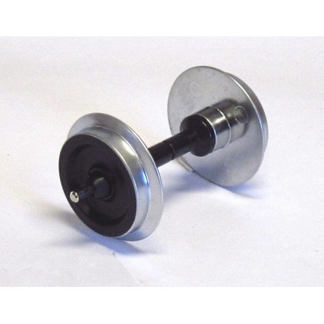 Piko 36164 (G) Metal Wheelset: 30mm Plated, 2 pcs - Fits Most American Cars