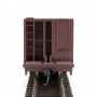 Walthers Mainline (HO) 60' Pullman-Standard Bulkhead Flatcar (48' IL), Trailer-Train (Brown)