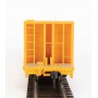 Walthers Mainline (HO) 60' Pullman-Standard Bulkhead Flatcar (48' IL), Trailer-Train (Yellow)