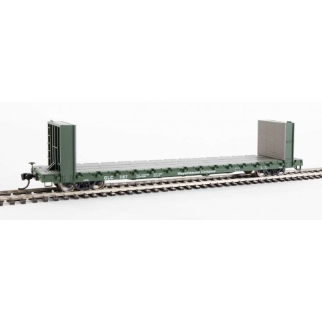 Walthers Mainline (HO) 60' Pullman-Standard Bulkhead Flatcar (48' IL), Weyerhauser