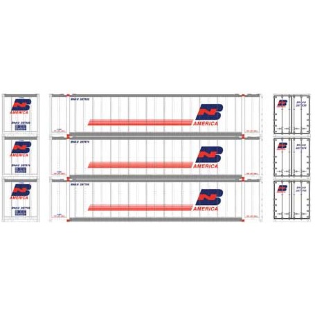Athearn (N) 48' Container, BN (3 pack)
