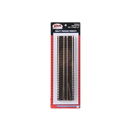 ATLAS 520 (HO) Code 83 Snap Track® -- Straight Sections -- 9" 22.9cm pkg(6)