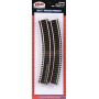ATLAS 530 (HO) CODE 83 SNAP TRACK® - Curved 15" Radius pkg(6)