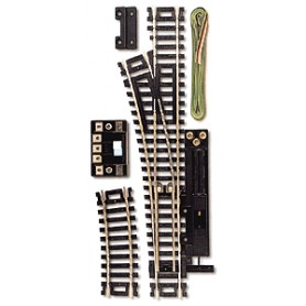 ATLAS 850 (HO) Code 100 Snap Switch® - Remote Control Turnout, Left 18"