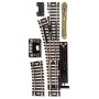 ATLAS 850 (HO) Code 100 Snap Switch® - Remote Control Turnout, Left 18"