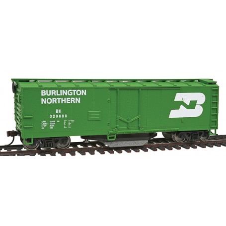 WALTHERS TrainLine 1753 (HO) Track Cleaning Boxcar -- Burlington Northern