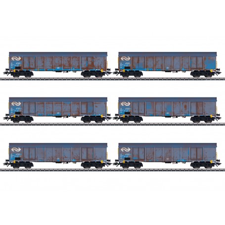 Märklin 47189 (HO) "Wood Chips Transport" (NS) High Side Gondola Set