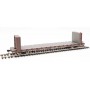 Walthers Mainline (HO) 60' Pullman-Standard Bulkhead Flatcar (48' IL) Trailer Train, PTTX