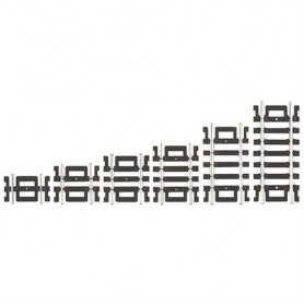 ATLAS 847 (HO) Code 100 Snap Track® - Straight Track Assortment, 12 pcs.