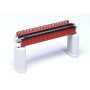 KATO 20-460 (N) Deck Girder Bridge -- 4-31/32" 124mm Long (red/rust)
