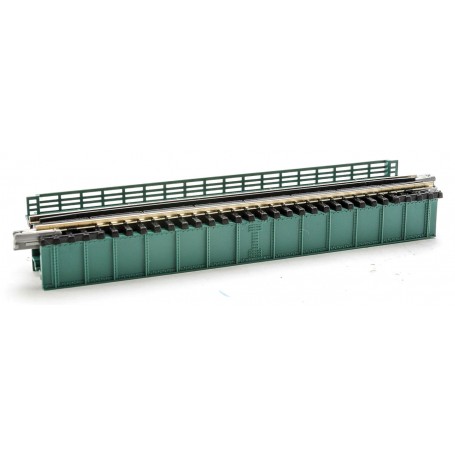 KATO 20-461 (N) Deck Girder Bridge -- 4-31/32" 124mm Long (green)