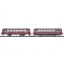 Trix 16982 (N) Class 796 Powered Rail Car and 996 Control Car (DB AG) Era V-- DCC/sound