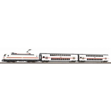 PIKO 57134 (HO) IC commuter train - Starter Set - PIKO A-Track w. Railbed - 120 Volts