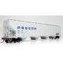 Rapido 157001A (HO) Procor 5820 Covered Hopper: UNPX - Procor Blue Stencil: Single Car