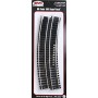 ATLAS 836 (HO) Code 100 Snap Track® - Curved 22" Radius - 6 pcs.