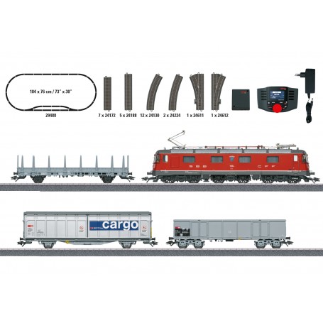Märklin 29488 (HO) Swiss Freight Train, Class Re 620 locomotive