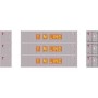 Athearn (N) 40' Corrugate Low Container, Yang Ming /Old (3)