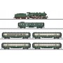 TRIX 21360 (HO) Bavarian Express Train Set (K.Bay.Sts.B.) class S 3/6 express steam locomotive - DCC/sound