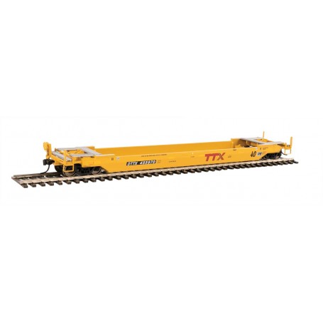 Walthers PROTO (HO) Gunderson Rebuilt All-Purpose 40' Well Car - TTX DTTX (New Logo)