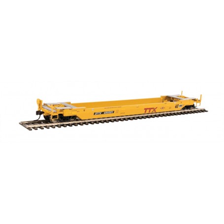 Walthers PROTO (HO) Gunderson Rebuilt All-Purpose 40' Well Car - TTX DTTX (New & Railbox Logo)