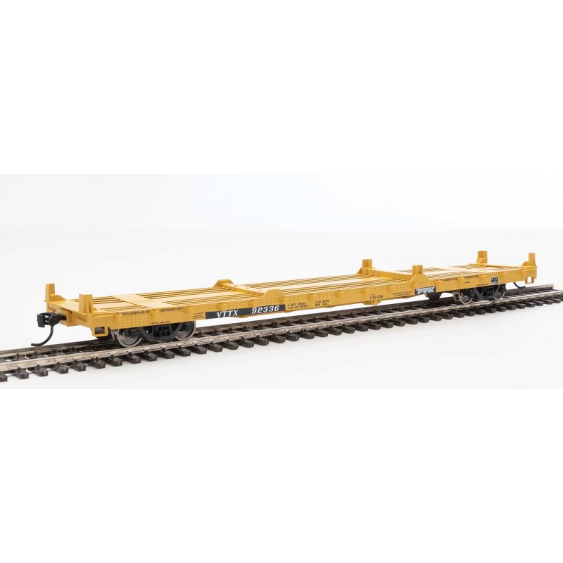 Walthers 60' Pullman Standard Flatcar TTX HTTX – Voie H0 – Courant Continu