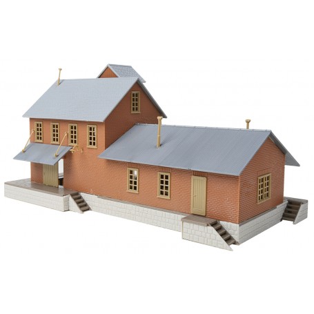 WALTHERS TrainLine 918 (HO) Structure Kit - Brick Freight House