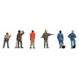 Walthers SceneMaster 6022 (HO) Construction Workers pkg(6) - Set 1