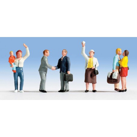 Walthers SceneMaster 6054 (HO) Travelers Saying Farewell pkg(6)