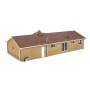 Walthers Cornerstone® 4155 (HO) Ranch House with Attached 2-Car Garage -- Kit