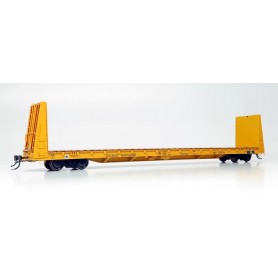 Rapido 147007 (HO) Marine Industries Bulkhead Flatcar: ONR - Yellow Scheme