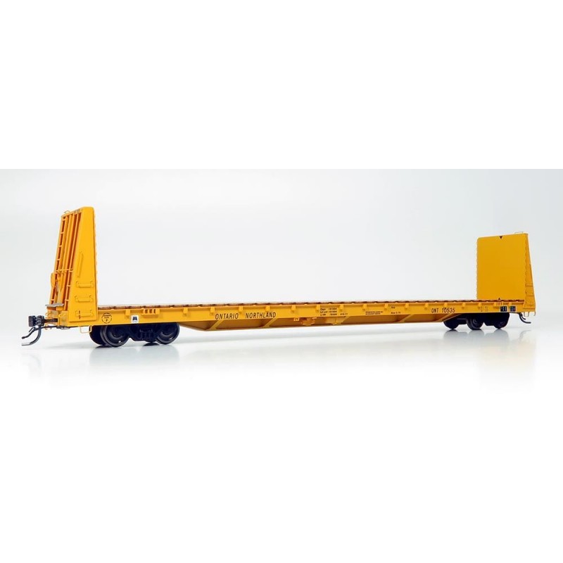 Rapido 147007 (HO) Marine Industries Bulkhead Flatcar: ONR - Yellow Scheme