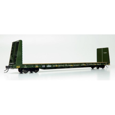 Rapido 147010 (HO) Marine Industries Bulkhead Flatcar: ICE - Ex-BCR Patch