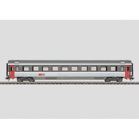 Märklin 4369 (HO) type Bpm Euro City Express Train Passger Car, 2nd class (consignment)
