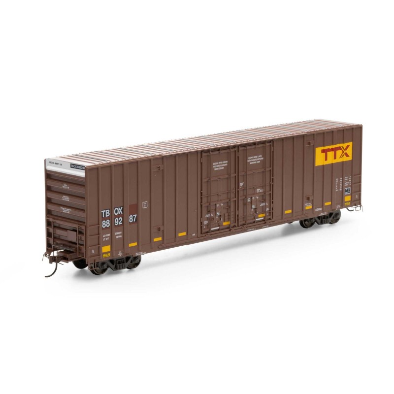 Athearn RTR (HO) 60' Gunderson Box, TBOX/TTX/Patched