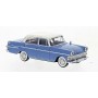 Brekina 20148 (HO) 1960-1963 Opel Rekord PII Sedan - Blue, White
