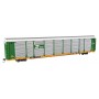Walthers PROTO (HO) 89' Thrall Bi-Level Auto Carrier - Burlington Northern TTGX